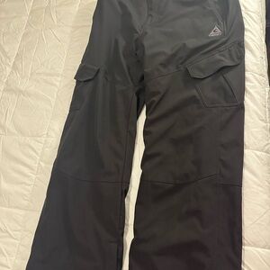 Gerry Men's Black Fleece Lined Outdoor Cargo Hiking Pant